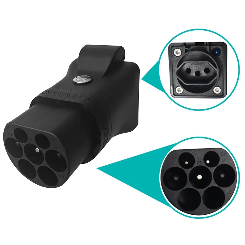 Super Sale Type2 V2L Portable Discharger EV Conversion Type N Socket Electric Vehicle Discharge with Switch LED BR Plug