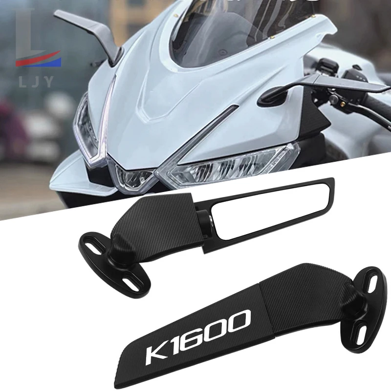 

For BMW K1600 GT K1600GTL K1600GT GTL Motorcycle CNC rearview mirror fixed wing