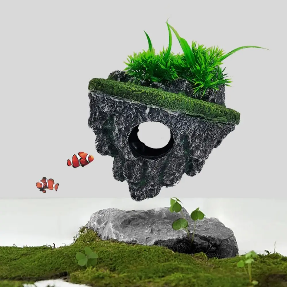 Simulation Floating Island Decoration Realistic Foam Cotton Floating Stone Rockery Floating Empty Suspended Artificial Stone