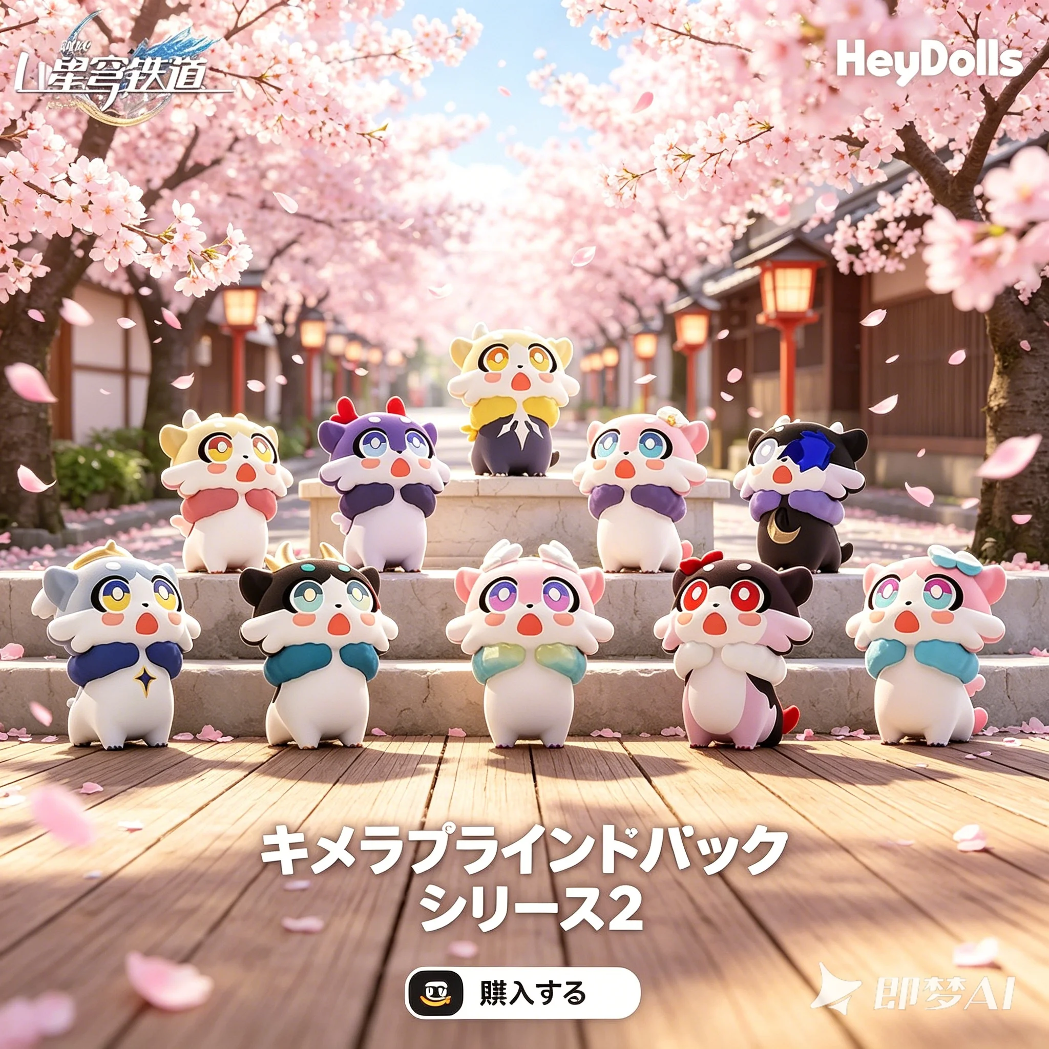 

Honkai: Star Rail Awooo Series 2 - Chimera Mini Blind Bag Official Collectible Figure Merchandise Gamer Fans Gift