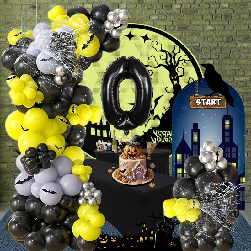 

Carnival Halloween theme party balloon latex Halloween Carnival bat balloon design Birthday party decoration balloon props