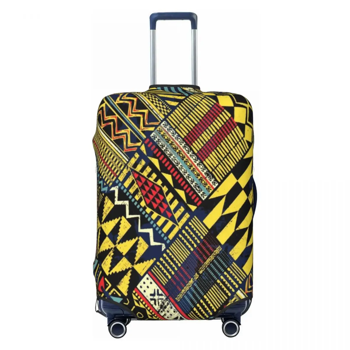 

Patchwork Kitenge Ankara Nigeria Travel Luggage Cover Washable African Style Design Suitcase Cover Protector Fit 18-32 Inch