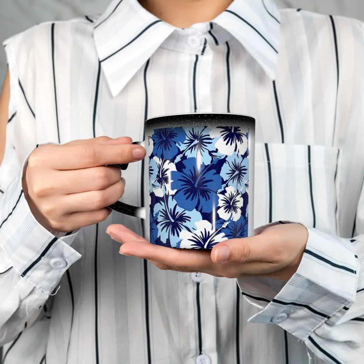 Epic Hibiscus Hawaiian Floral Aloha Mug Funny Ceramic Coffee Cups Tea Mugs Milk Cup Drinkware Gift for Friends
