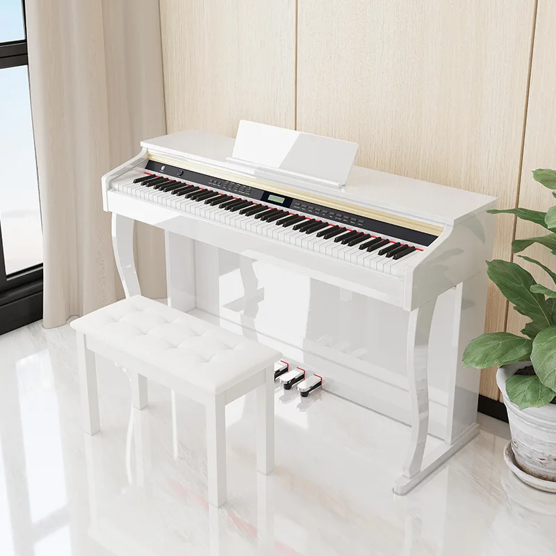 Electric piano 88-key heavy hammer intelligent digital electronic organ home multi-functional upright piano