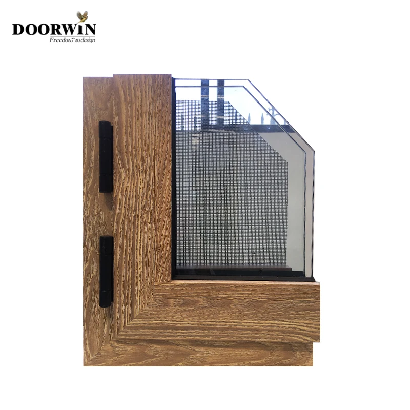 Boston Anodized Aluminum Steel Burglar Proof Heat Insulation Tilt And Turn Windows Aluminium Swing Window