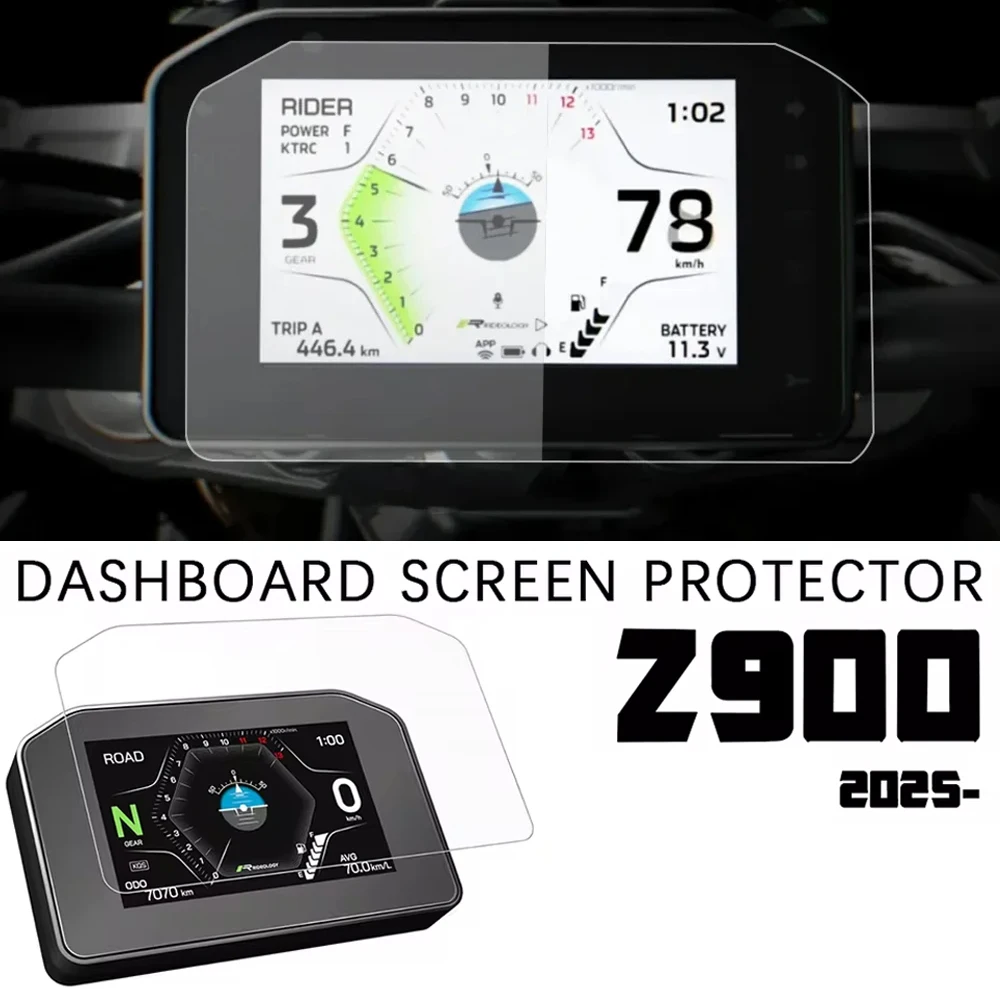

2025 Z900 Accessories For Kawasaki Z 900 Scratch Cluster Screen Dashboard Motorcycle Protection Instrument Film