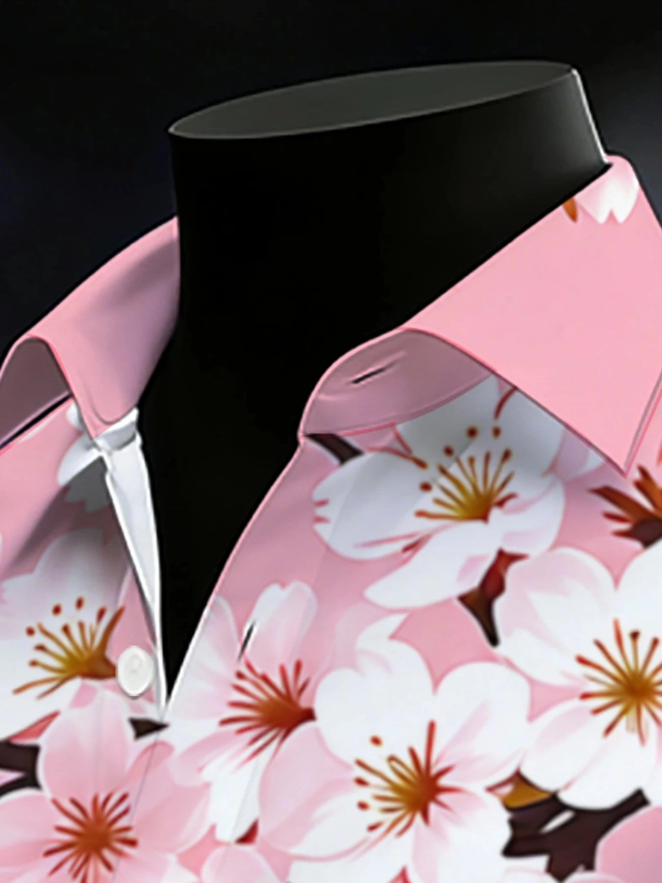 قميص رجالي بأكمام طويلة وأزرار - مراجعة Men'S Fashion Pink Shirt وسعره