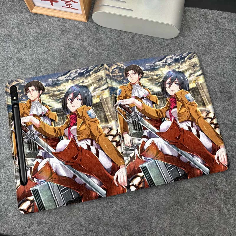 A-Attacks on T-Titans Anime For Samsung Galaxy Tab S6 S8 S9 S10 Lite FE 10.4 11 Inch 2022 2024 Tablet Case