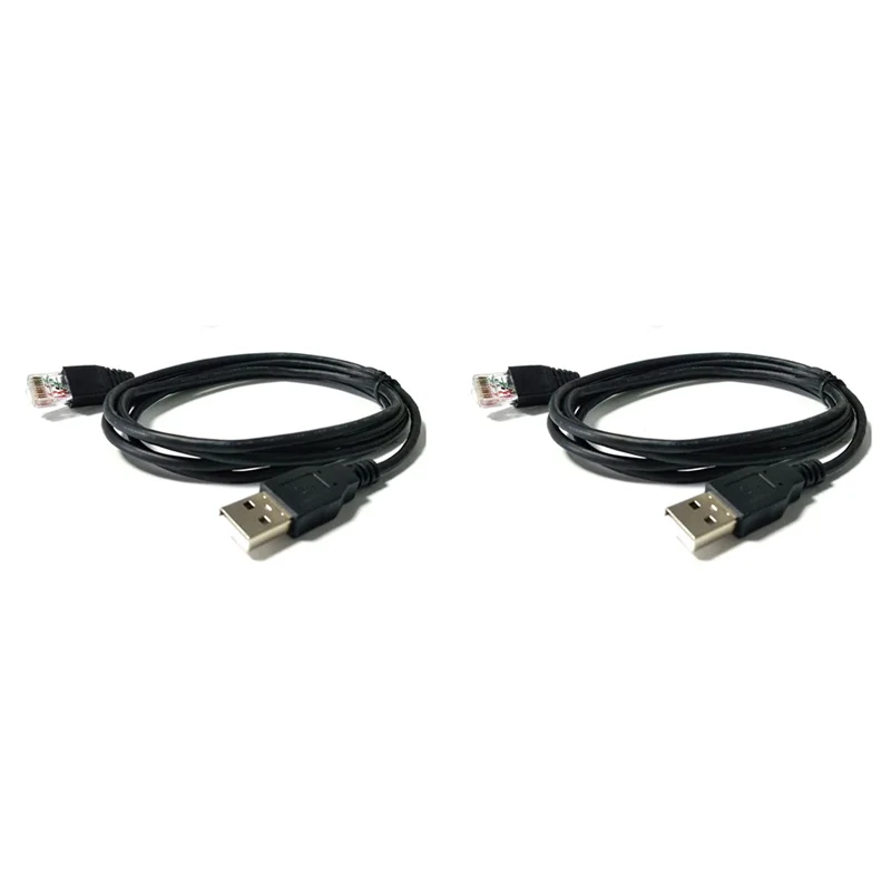 【NUEVA LISTA】 Cable de consola 2X USB a RJ50 AP9827 para APC Smart UPS 940-0127B 940-127C 940-0127E con bota de alivio de tensió