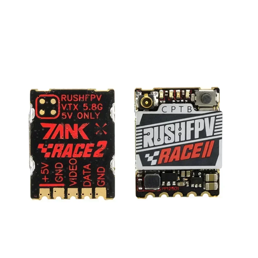 RUSHFPV RUSH TANK RACE 2 RACE II 5,8G 48CH PitMode 25mW 100mW 200mW Max. einstellbar SmartAudio FPV VTX 20X15mm für RC FPV Drohne