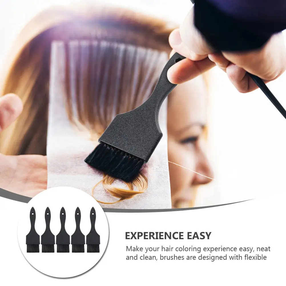 

5Pcs Hair Coloring Brushes Smooth Application Dye Tool for Barber Styling Easy Clean Hair Color Applicator Kit