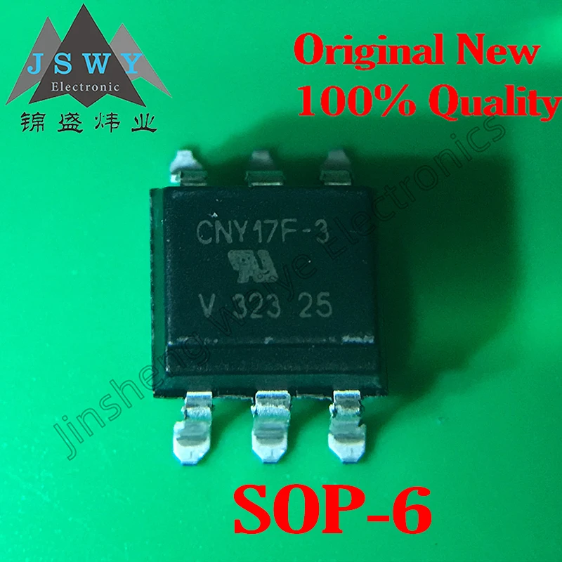 

(10/50 pcs) CNY17F-3 SOP-6/Optocoupler/New Original Stock Electronic