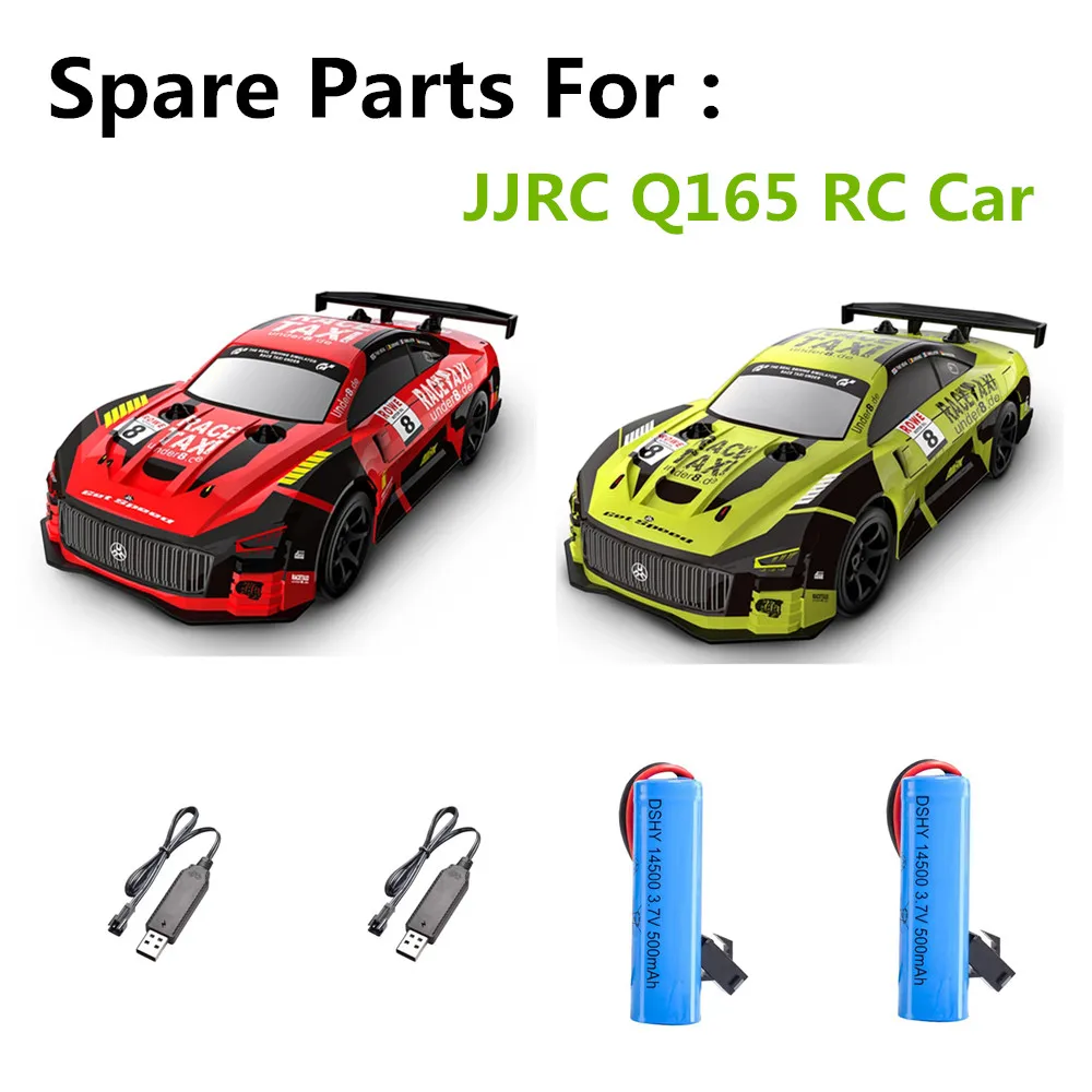 

Запасные части для радиоуправляемых автомобилей JJRC Q165, батарея 3,7 в, 500 мАч, SM-2P Plug/USB-кабель для зарядки, подходит для: JJRC Q165