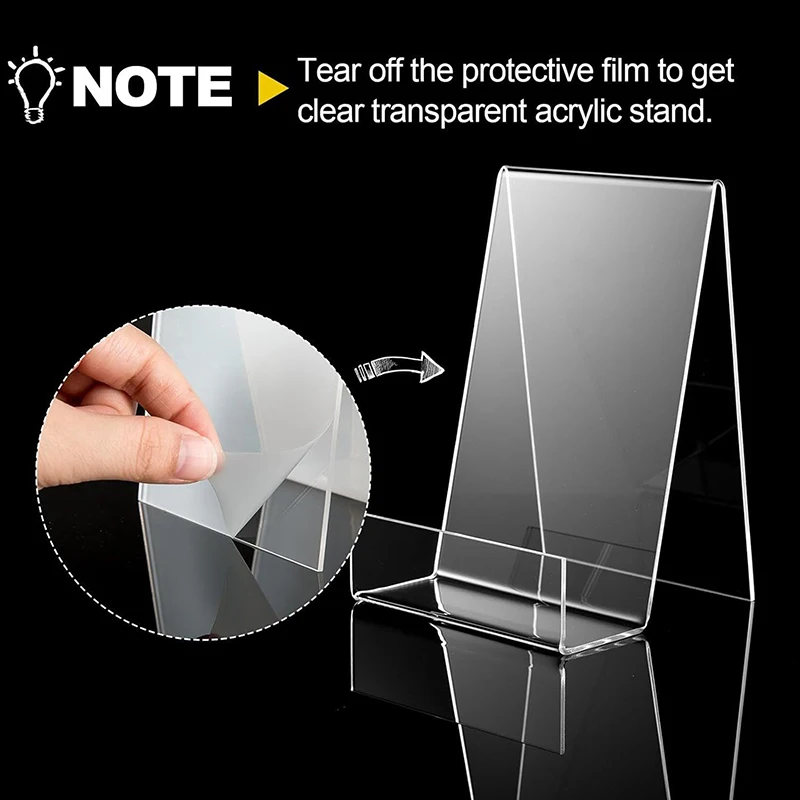 * New Sale Comic Book Display Acrylic Book Display Holder Comic Book Frame Clear Laptop Stand Magazine Display Stand view 3