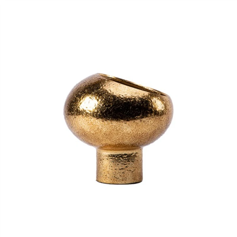 

Gold resin flower ornament