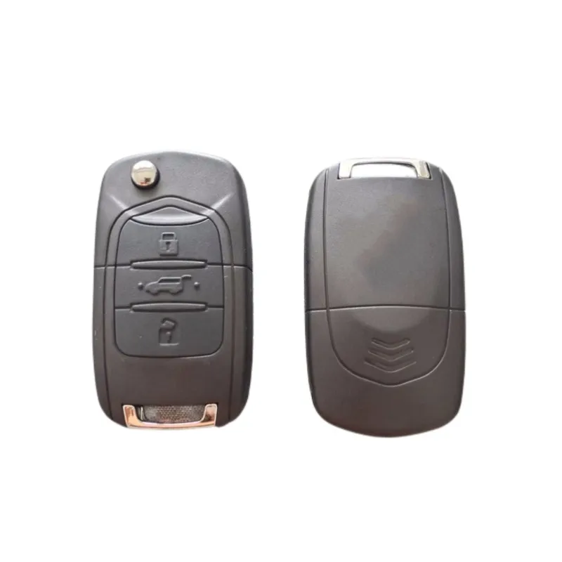 keychannel 3 Button Car Key Remote ID47 433MHz Flip Remote Control Wireless Remote for BAOJUN 730 560 310 Replacement Remote