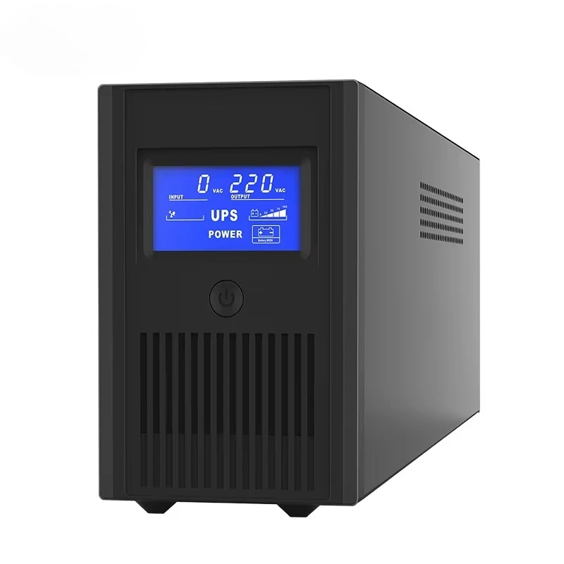 Fonte de alimentação UPS off-line de alta qualidade 110V / 220V Proteção de tensão monofásica 50Hz / 60Hz Display LCD UPS para computador PC