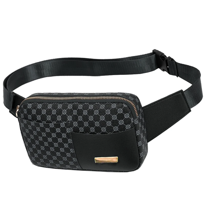 حقيبة رجالية على طراز الأعمال مناسبة لرحلات العمل. حقيبة متعددة الوظائف. يمكن حملها على كتف واحد.