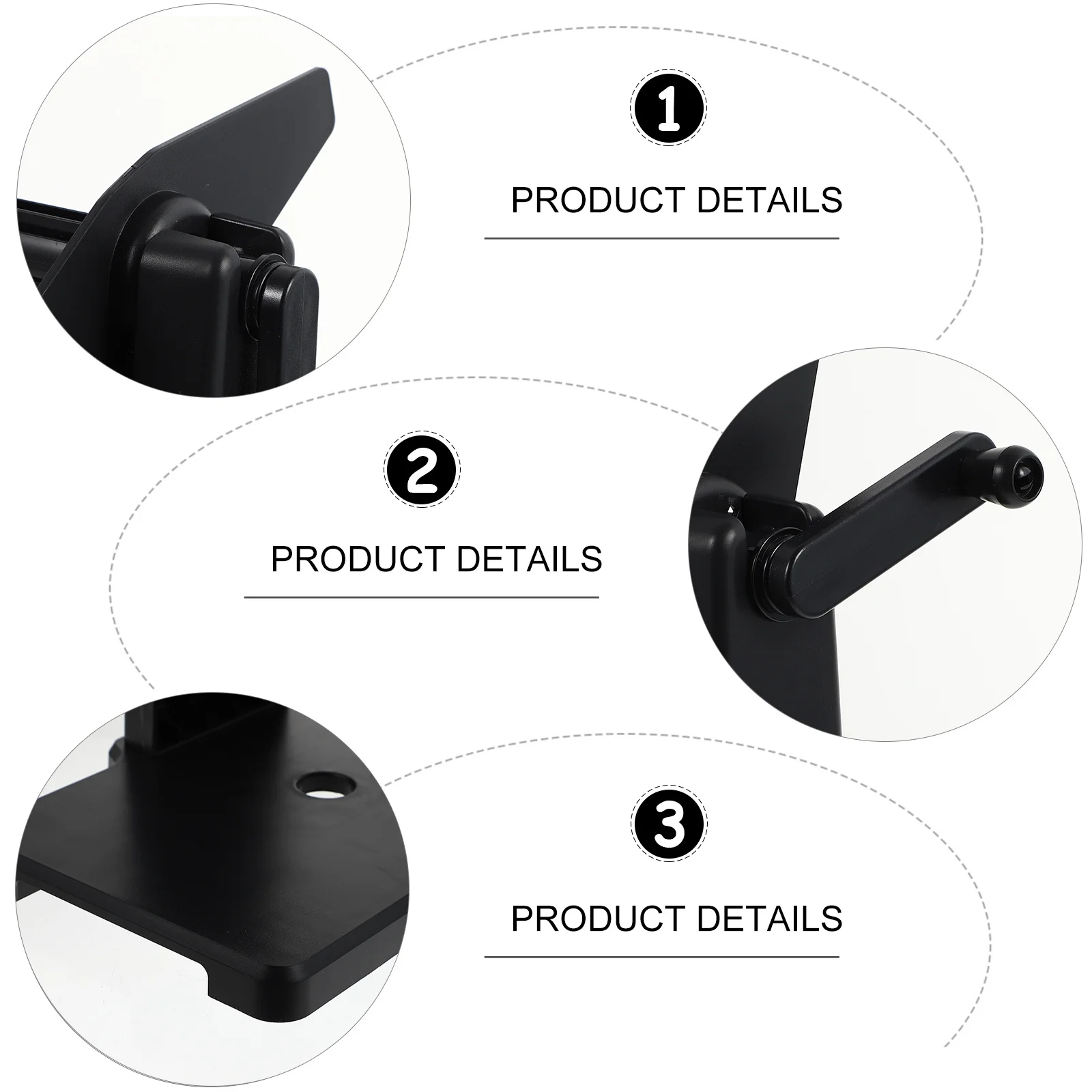 

Hand-cranked Label Stand Printer Supplies Rack Manual Paper Holder Round Accessories Plastic