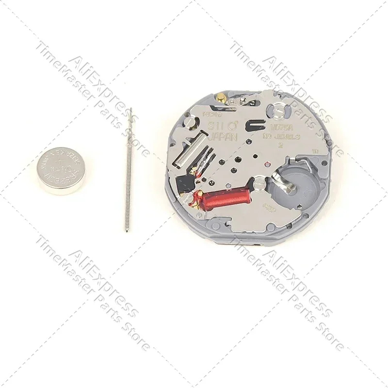Японский механизм VD75A VD75, 5 стрелок, 3,9 дюйма, маленькие секунды, многофункциональный кварцевый механизм, часы, запасные части