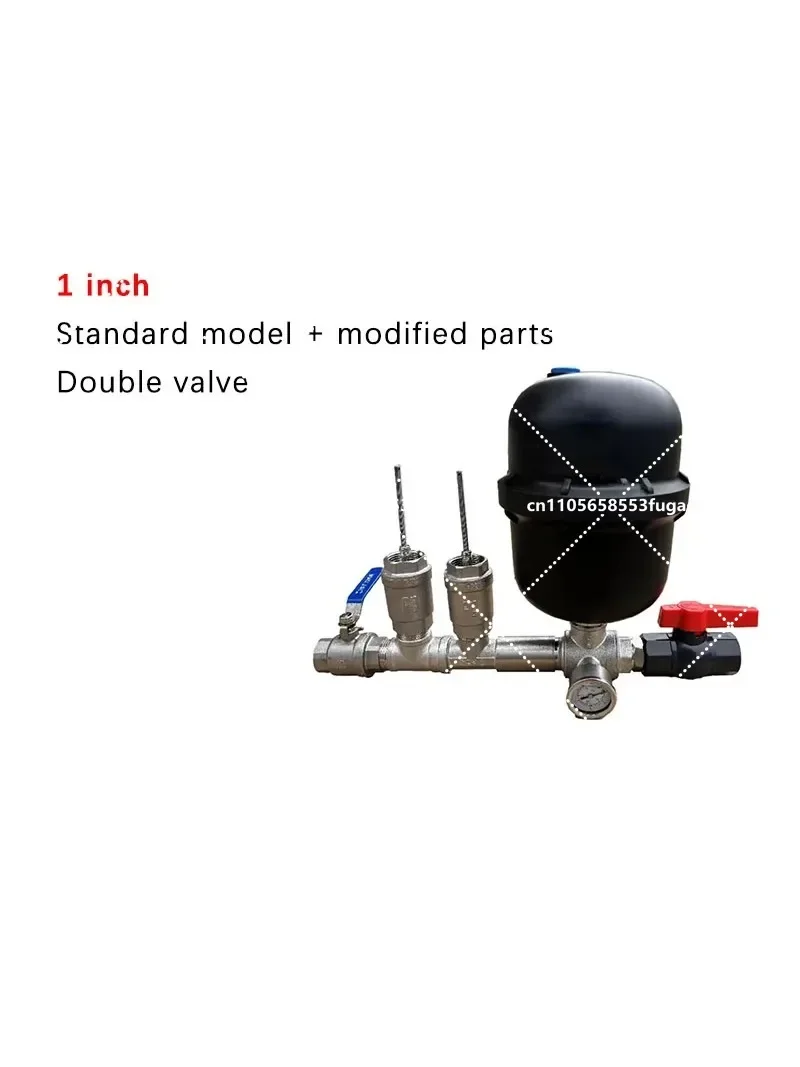 1 Inch Stainless Steel Water Hammer Pump Body Kit Single Double Valve Plumbing Send Interface for Home Water System