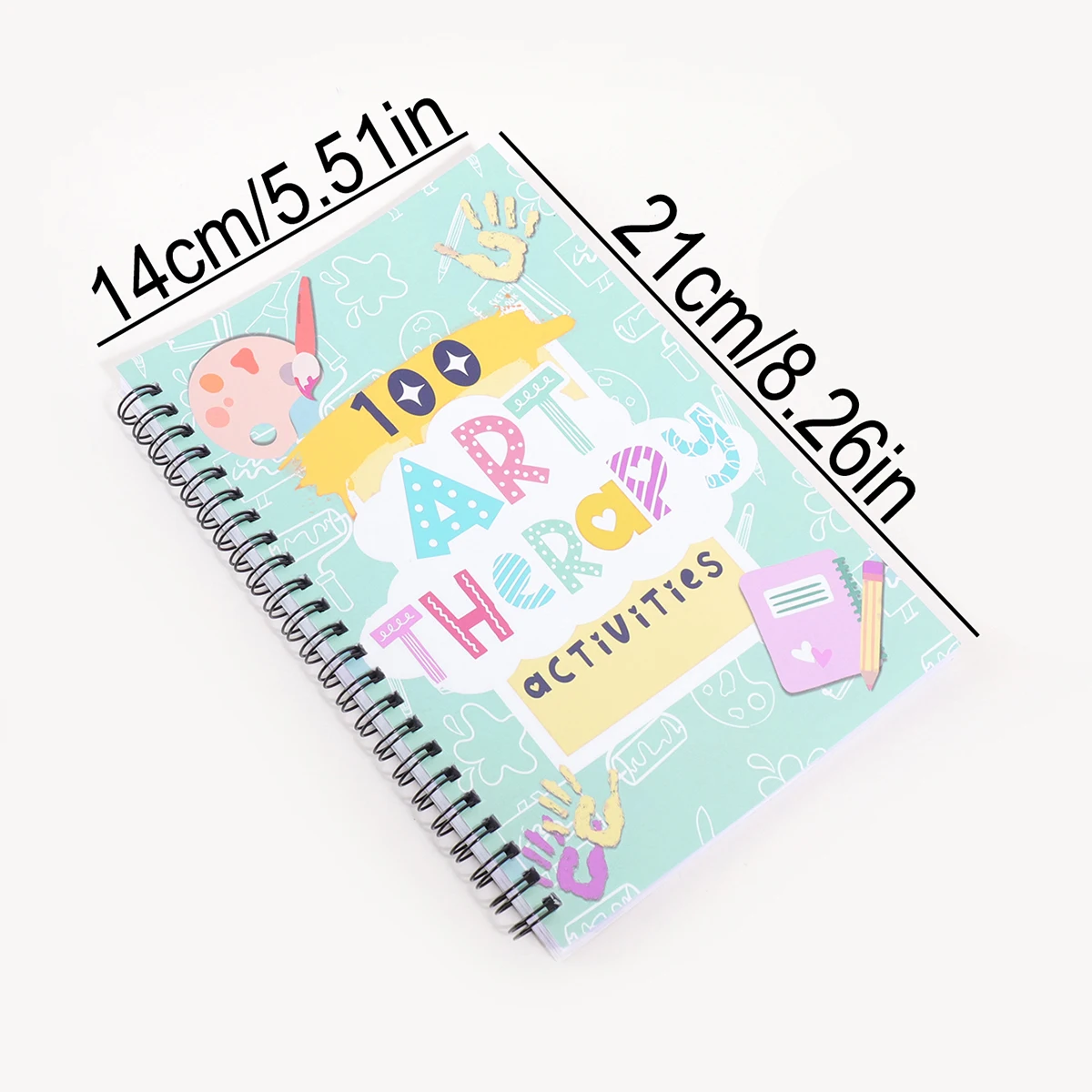 1 Fine Art Drawing Patterns Notebook for Art Classes Watercolour Pencil Colouring Booklet,  Fashion School Supplies