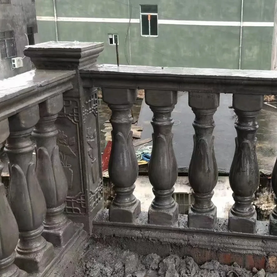 Thickened European balcony vase column railing mold fence mold product petal column model engineering grade thickness
