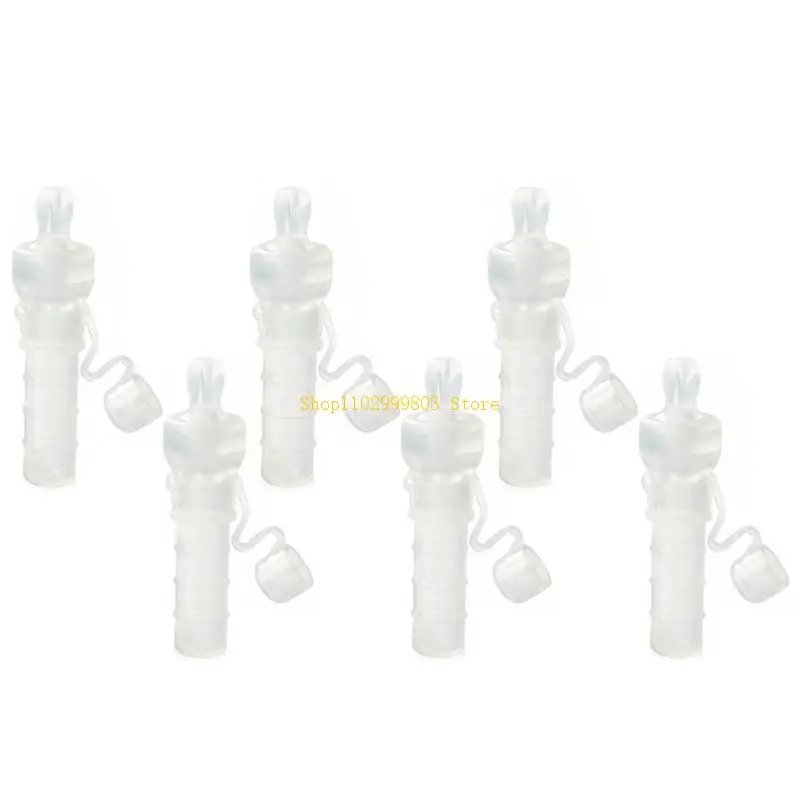 6 قطعة مجمع اللبأ أنبوب تخزين حليب الرضاعة الطبيعية 5 مللي جمع حليب الثدي للتعبير قبل الولادة وبعد الولادة J0MF #1
