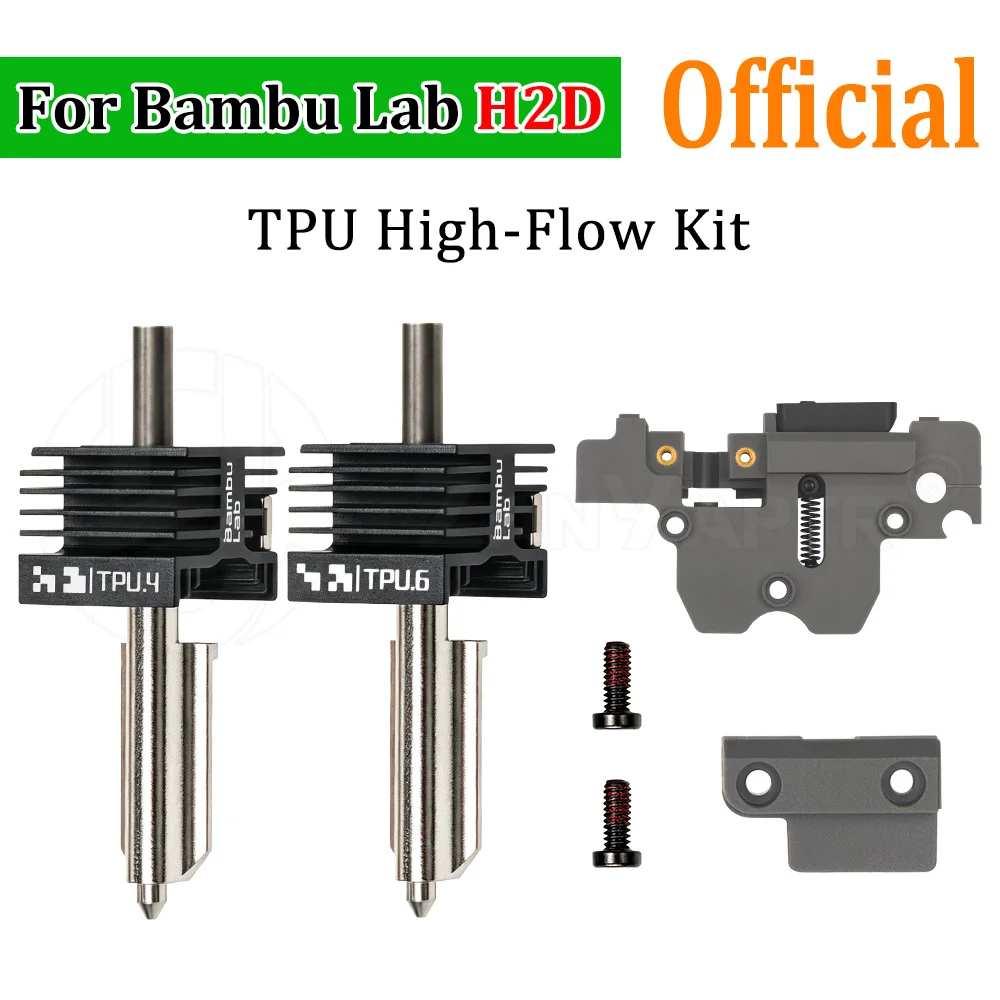 

TPU High-Flow Hotend Kit for Bambu Lab H2D High Speed 3D Printing Original Parts