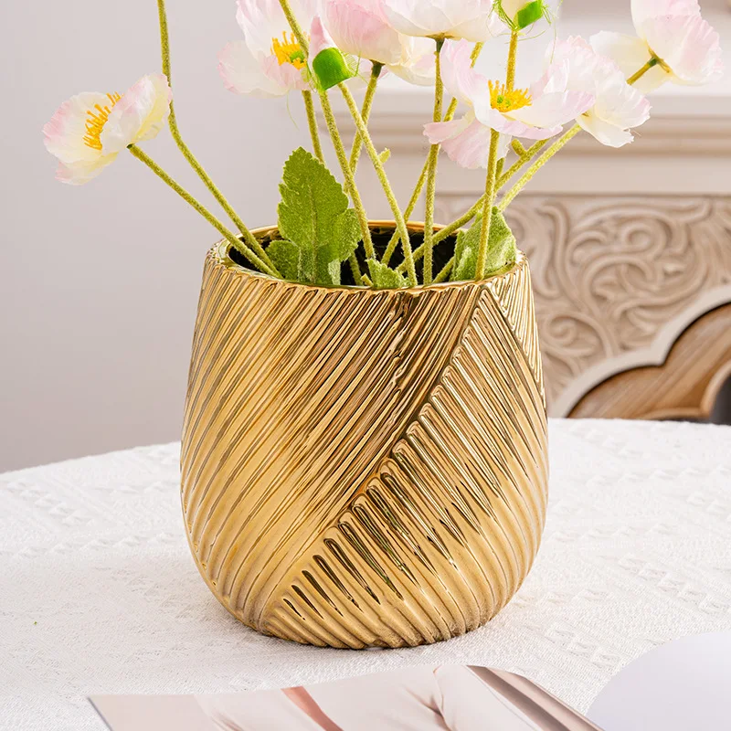 flower pot household European flower arrangement vase simulated flower decoration ornament simple