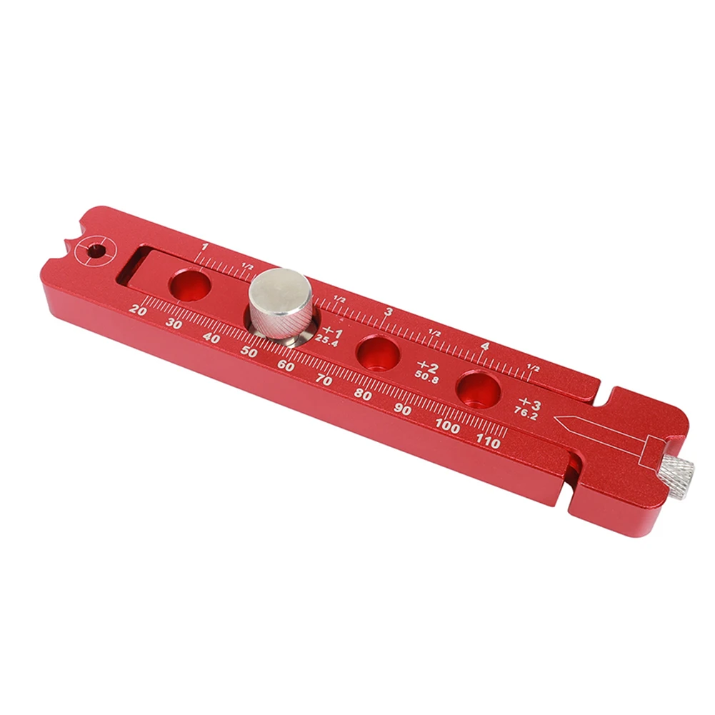 1pc Metric/inch Woodworking Scribing Center Finder Ruler Gauge Measuring Tools Ferramentas Multimeter Tool Box