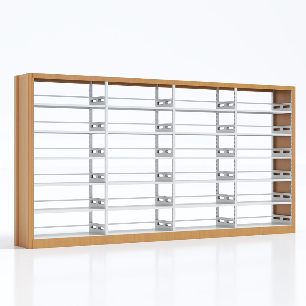 

Single Side Metal Library Book Shelves Steel Bookshelf Bookcases Book Shelf