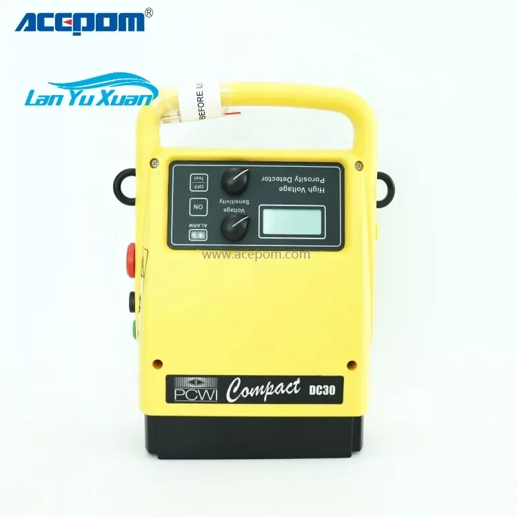 electric spark leak detector DC30 for detecting metal coating crack holiday and porosity to make  quality test