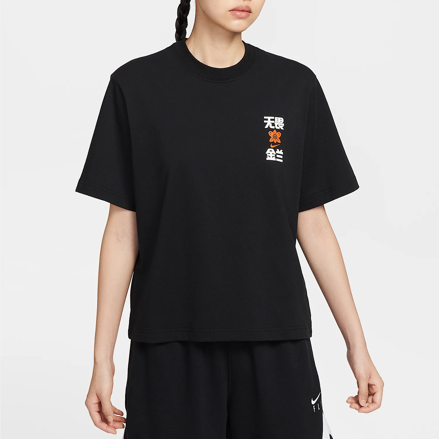 

Женская баскетбольная спортивная дышащая футболка Nike Authentic 2025 Summer с коротким рукавом IR3602-010