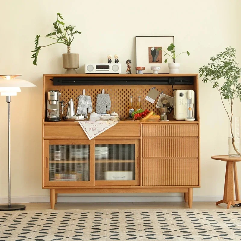 

Solid Wood Vintage Sideboard Cabinet Wall Living Room Storage Locker