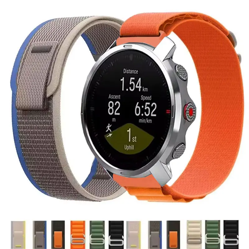 Trail+Alpine Nylon-Armband für POLAR Band IGNITE 3 2 Armband VANTAGE V3 M2 M / UNITE/GRIT X Pro/Pacer 20 22mm Bandzubehör