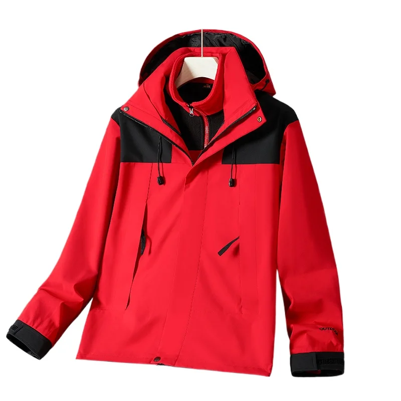 

ARC Autumn and Winter Fashion Travel Rainproof Windproof Outdoor Couple Mountaineering Clothing Storm Jacket Warm Coat