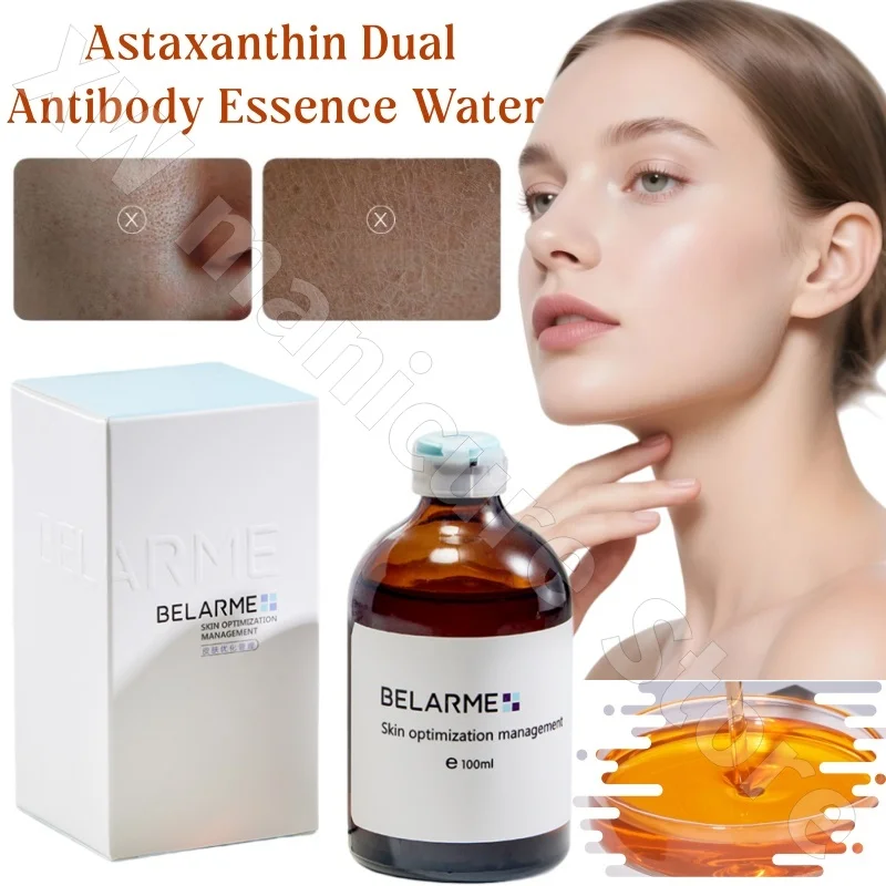 Astaxanthin Essence Water Hydrating Moisturizing Toner Brightens Skin Tone Soothing Repair Wet Compress Water 100ml