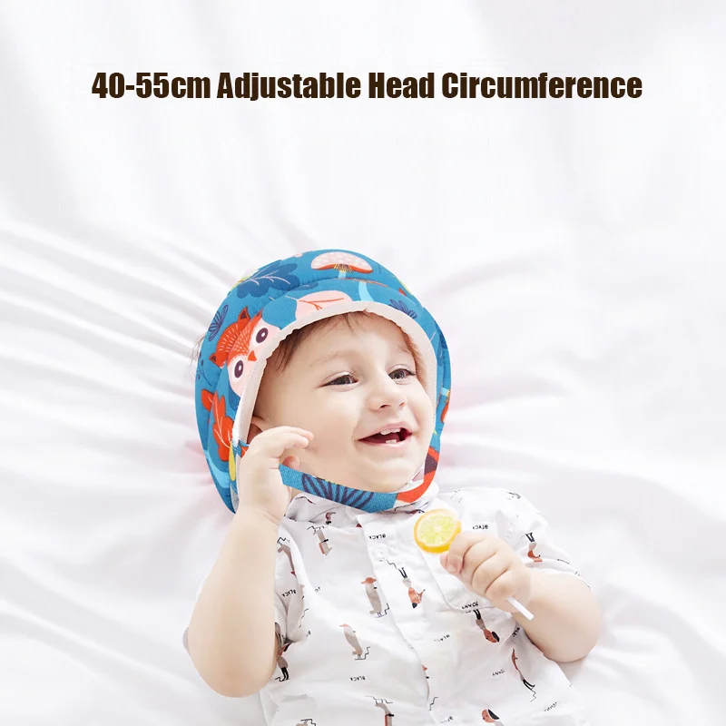 Lightweight Kids Baby Safety Helmet For Crawling Walking Mesh Adjustable Baby Head Protector Cushion Toddler Safety Headguard
