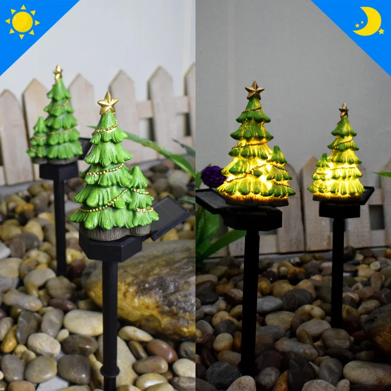 Solar LED Outdoor Tree Lamp, Impermeável Paisagem Luzes, Decoração de Jardim de Natal Lâmpadas de Ano Novo Casa Varanda, 176