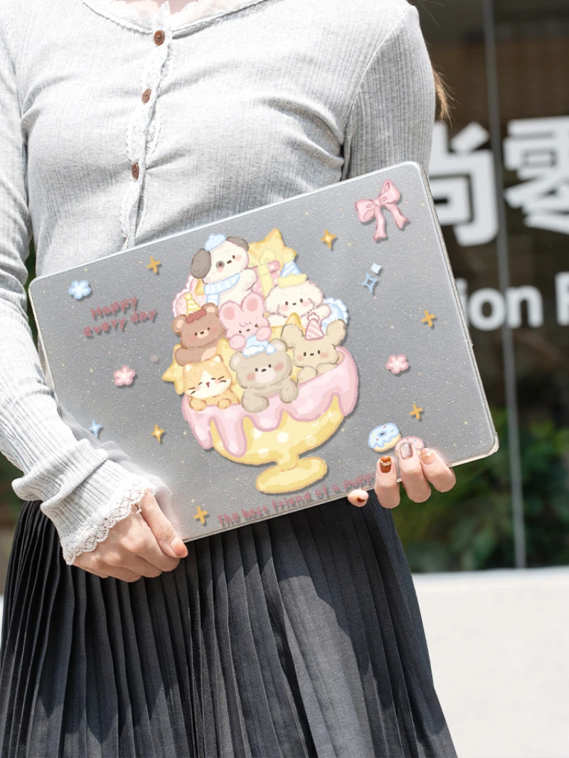 Cute Puppy Glitter Laptop Case - đánh giá và giá Laptop Accessories Cute