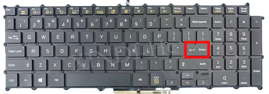 US Backlit Keyboard For LG Gram LG 17Z90N-V -N 17U70P 17U70P-P 17UD70P Series