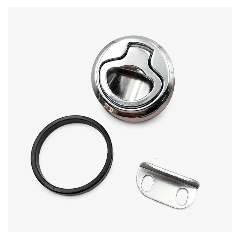 

Stainless Steel 316 Pull Ring Circular Lock Ambulance Cabinet Door Drawer Buckle Handle Lock Yacht Door RV Embedded Lock