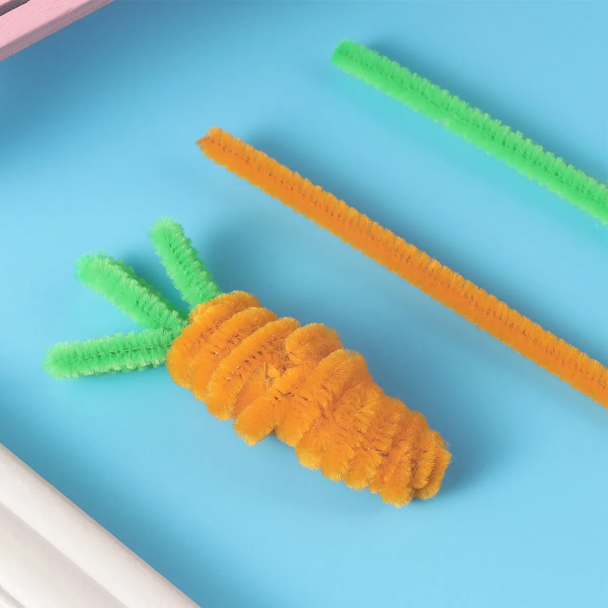 

100 шт. качественных синельных проволок (шенилл) для творчества, развивающие навыки, для детских поделок, украшения вечеринок, праздничных проектов и развлечений