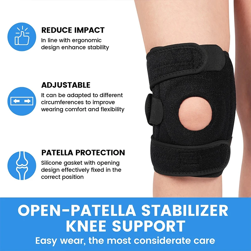 Outdoor hiking, breathable basketball, cycling, knee pads, running, reinforced protective gear, spring knee pads image 2