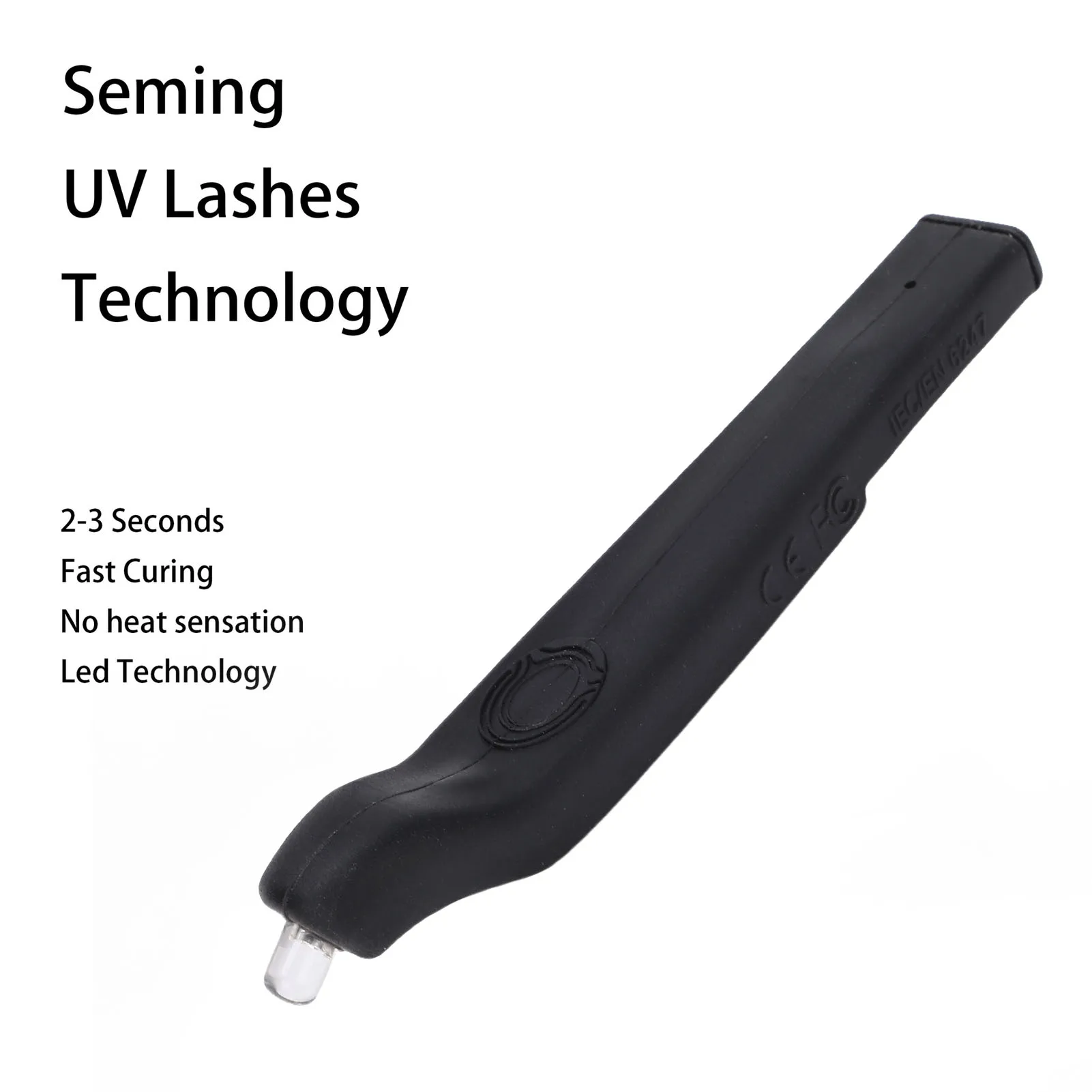 Lash Tweezer Lamp Silicone Cordless Mini Gel Quick Curing Light Portable Handheld Lash Extension Lamp for Nail Art