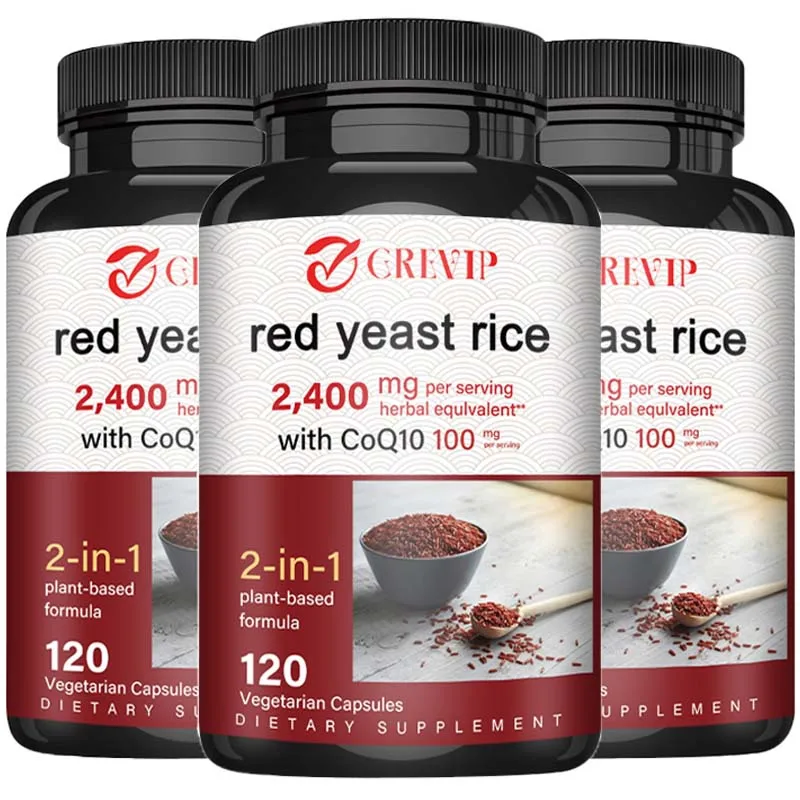 

Red Yeast Rice Capsules - Supports Cardiovascular Health,Helps Maintain Healthy Circulation,and Promotes Overall Well-being
