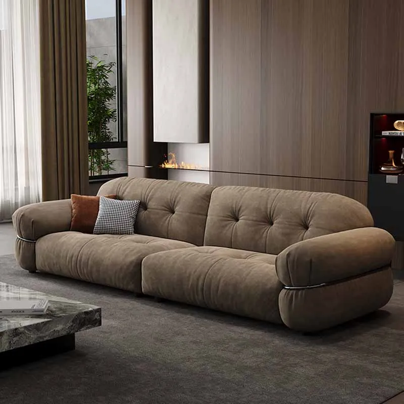 

Style Double Lazy Sofas Soft Modern Sleeping Puffs Living Room Sofa Choice Floor Designer Divani Da Soggiorno Home Furniture