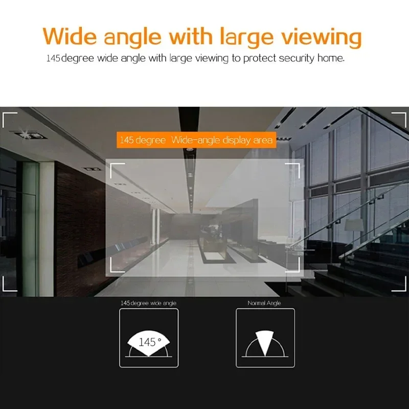 

Door Camera Video Door Peephole Camera Doorbell Viewer with LCD Monitor Night Vision Visual Peephole Door Bell Home Security