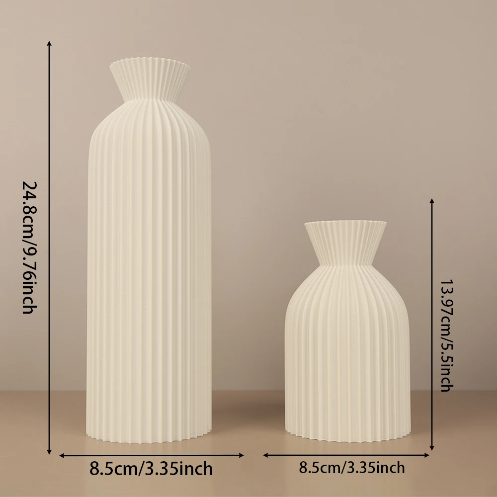 Wabi-Sabi Striped Vase 6